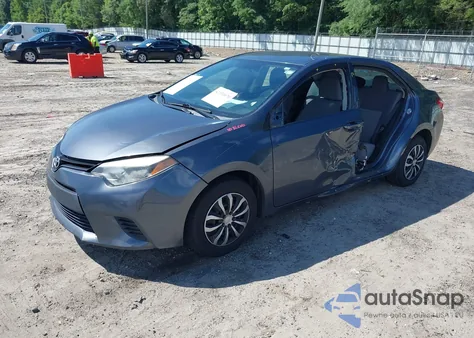 2015 Toyota Corolla L from USA, damaged, VIN 5YFBURHEXFP304923